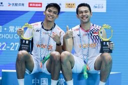 Rayakan gelar China Open 2025, Fajar/Fikri joget "aura farming"