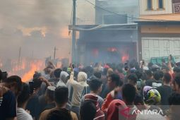 Pasar Masomba Palu terbakar