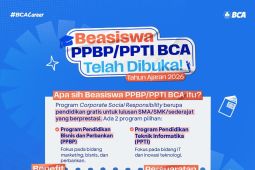 BCA buka beasiswa PPBP dan PPTI BCA, untuk pendidikan gratis