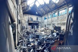 Gedung Rektorat ULM terbakar