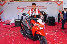 Semarak HUT Ke-49: Kulup - Heni terima kado istimewa dari PT Timah