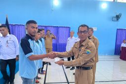 40 WBP Piru Maluku  terima sertifikat kompetensi pertanian-peternakan
