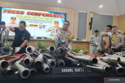 Polres Kutim tindak 557 pelanggar pada Operasi Patuh Mahakam 2025