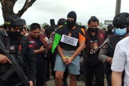 Polres Badung kawal ketat rekonstruksi penembakan WNA Australia