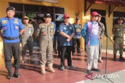 Bangka Tengah latih fisik Satpol PP dan Damkar hadapi karhutla