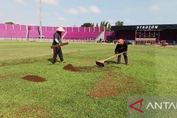 Manajemen Persik: Perbaikan Stadion Brawijaya fokus "top dress" rumput
