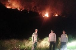 Karhutla Sihorbo Simalungun, lokasi perbukitan curam, tim siaga di permukiman penduduk