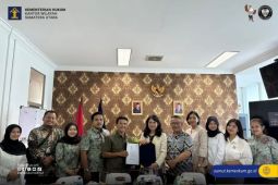 Kemenkum Sumut fasilitasi pembahasan ranperda Kota Medan