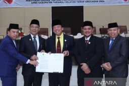 Ranperda Pertanggungjawaban APBD 2024 Tapsel disetujui DPRD