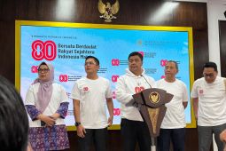 Prabowo libatkan 80 persen masyarakat umum di upacara HUT RI