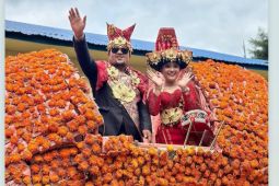 Parsadaan Aron Karo meriahkan Festival Bunga dan Buah Tanah Karo 2025