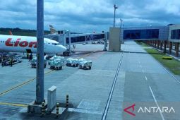 Penumpang angkutan udara di Bandara Babel naik 31,16 persen