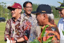 Menteri Abdul Kadir Karding tanam pohon di IKN, dukung konsep kota hijau