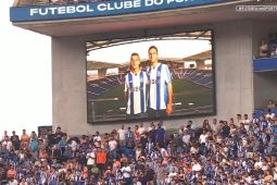 Porto-Atletico Madrid  beri penghormatan Diogo Jota di Estadio Dragao