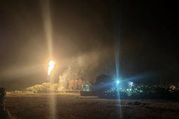 Pipa gas di Los Angeles meledak