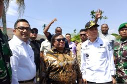 Wamendagri Ribka Haluk pantau PSU pilgub Papua di Kabupaten Jayapura