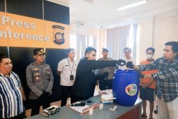 Polres Singkawang musnahkan barang bukti 156,88 gram sabu