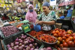 Harga cabai rawit turun jadi Rp50.625/kg, bawang merah Rp49.188/kg