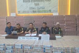 Kejati Sumsel sita uang tunai Rp506,15 miliar perkara korupsi Bank