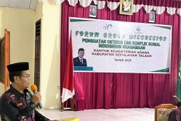 Kemenag Talaud lakukan penguatan deteksi dini konflik sosial