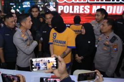 Polisi Madiun ancam hukum 4 tahun ke residivis penipuan motor 24 kali