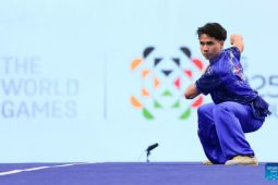 Seraf Naro Siregar sabet perak wushu World Games 2025