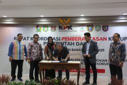 Gubernur Sulbar koordinasi dengan KPK cegah korupsi