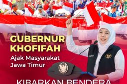 Gubernur Jatim minta warga tak kibarkan bendera selain Merah Putih