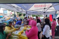 Polres Bangka Selatan gelar gerakan pangan murah tekan inflasi dan jaga stabilitas harga