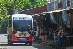 Uji coba shuttle bus listrik di kawasan wisata Sanur