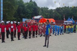 Pemkab Bartim bentuk kedisiplinan generasi muda melalui gerak jalan