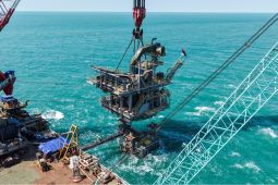 Pertamina tuntaskan anjungan lepas pantai untuk lapangan migas OO-OX