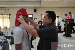 Paskibraka Kabupaten Bekasi jalani pemusatan latihan