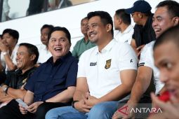 Erick Thohir puji antusias penonton dan kualitas Stadion Piala Kemerdekaan