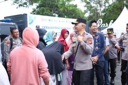 Polda Babel gelar gerakan pangan murah bantu warga beli beras harga terjangkau