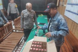 Polres Bantul amankan puluhan minuman keras jelang Hari Kemerdekaan