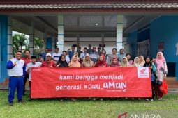 Honda Babel ajak aparatur desa Aik Merbau jadi role model keselamatan berkendara