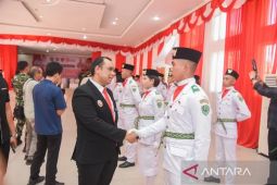 Pemkot Padangsidimpuan kukuhkan Paskibra Padangsidimpuan 2025