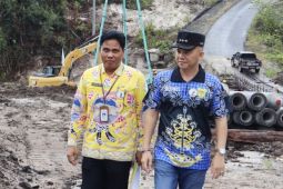 Pemkab Gumas paparkan perkembangan pembangunan Jembatan Nango