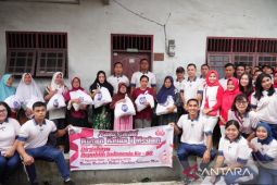 Rutan Kelas I Medan gelar jalan santai dan salurkan bansos peringati HUT ke-80 RI