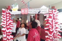 Sekolah Rakyat di Tabanan Bali tumbuhkan nasionalisme sambut HUT RI