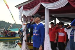 Gubernur Lampung: Pelaksanaan upacara di laut tunjukkan potensi maritim daerah