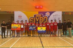 Timnas bola basket U-15 putra Indonesia juara SIYBO 2025 di Singapura
