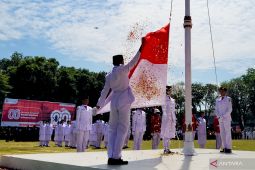 Bupati Rio pertama kali pimpin Upacara HUT ke-80 Kemerdekaan RI