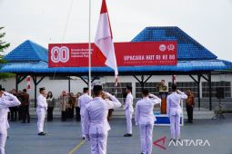 Rutan Medan gelar upacara HUT ke-80 Kemerdekaan RI