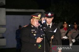 Kapolres Belitung pimpin renungan suci di TMP Ksatria Tumbang Ganti