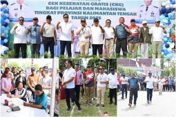 Semarak HUT RI, Gubernur Kalteng luncurkan Cek Kesehatan Gratis