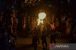 Pawai obor sambut kemerdekaan RI