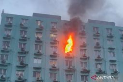 Penyebab kebakaran Apartemen City Park Cengkareng Jakbar sedang diselidiki