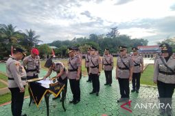 Enam perwira Polres Bangka Selatan laksanakan sertijab